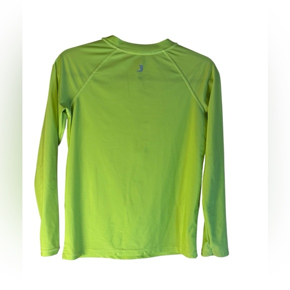 Reef Legends Boys XL 16 Rash Guard Lime Green Wave Sun Shirt UPF 50+ Performance - Picture 3 of 11